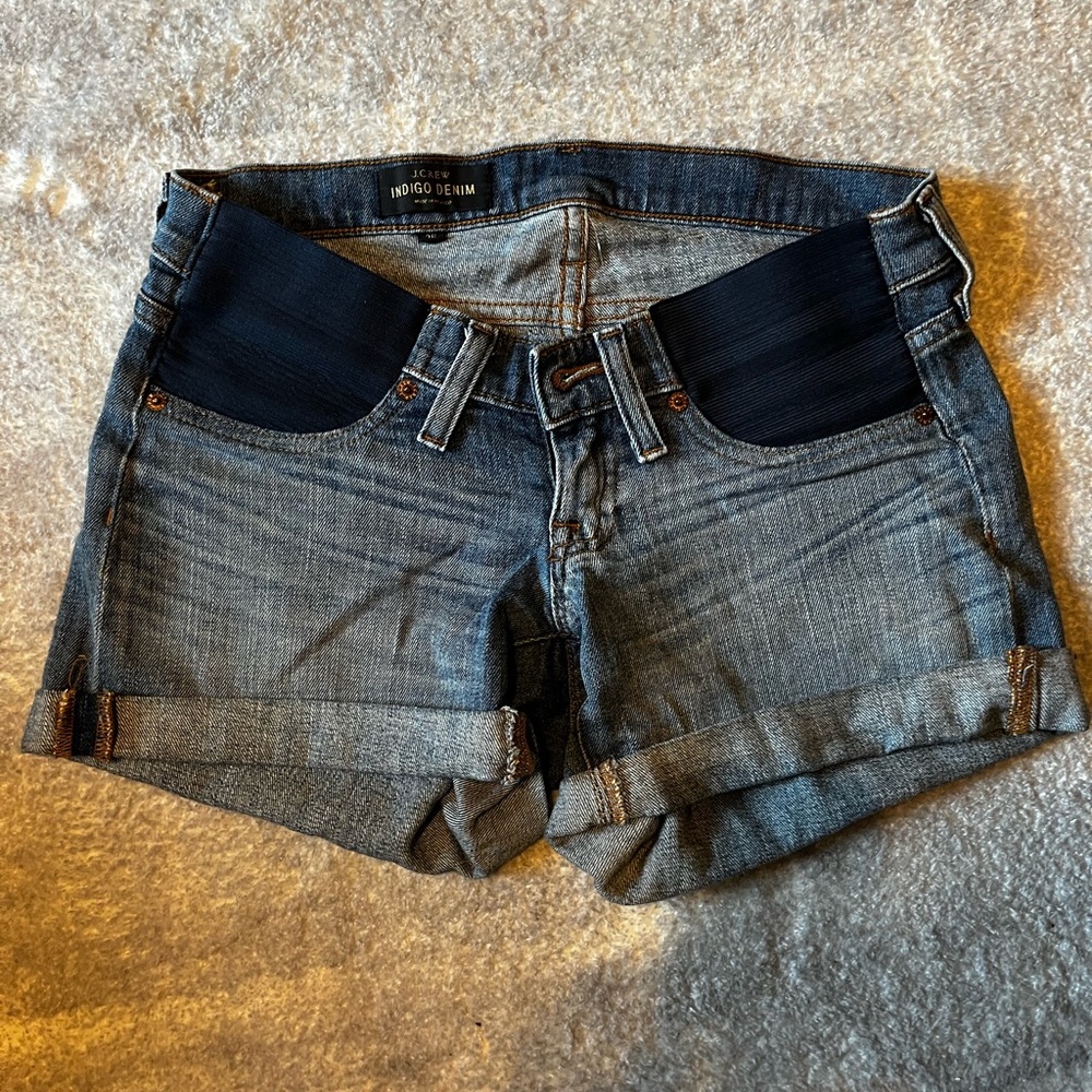 Size 26 J Crew Maternity Shorts
